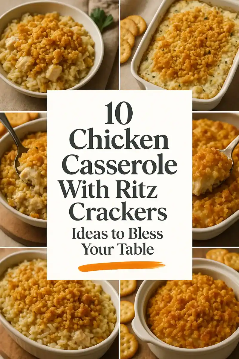 Chicken Casserole With Ritz Crackers