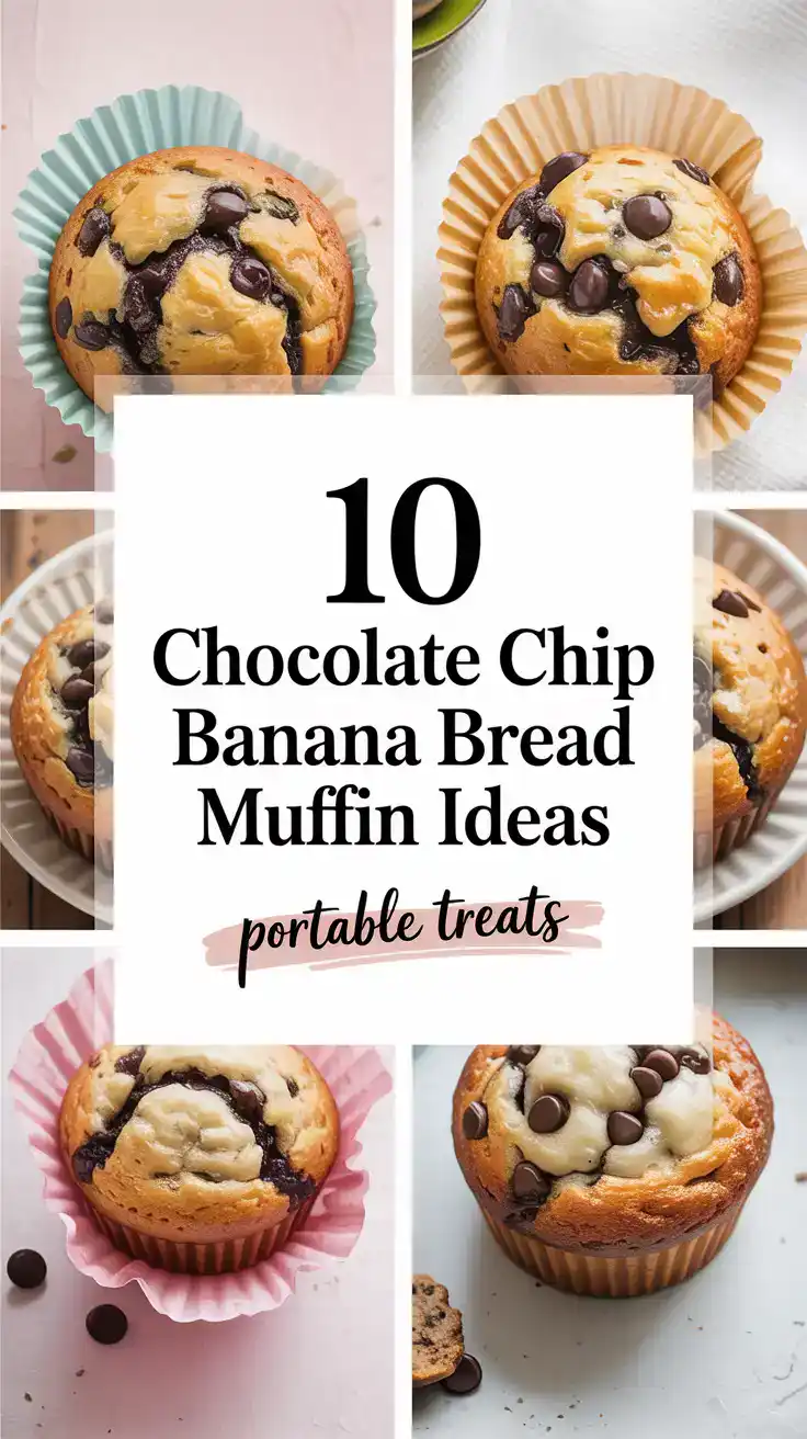 Chocolate Chip Banana Bread Muffins