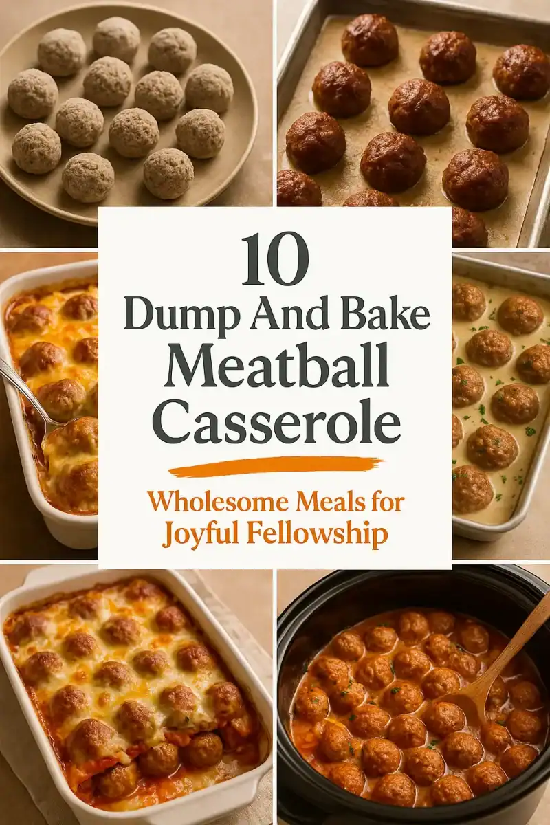 Dump And Bake Meatball Casserole