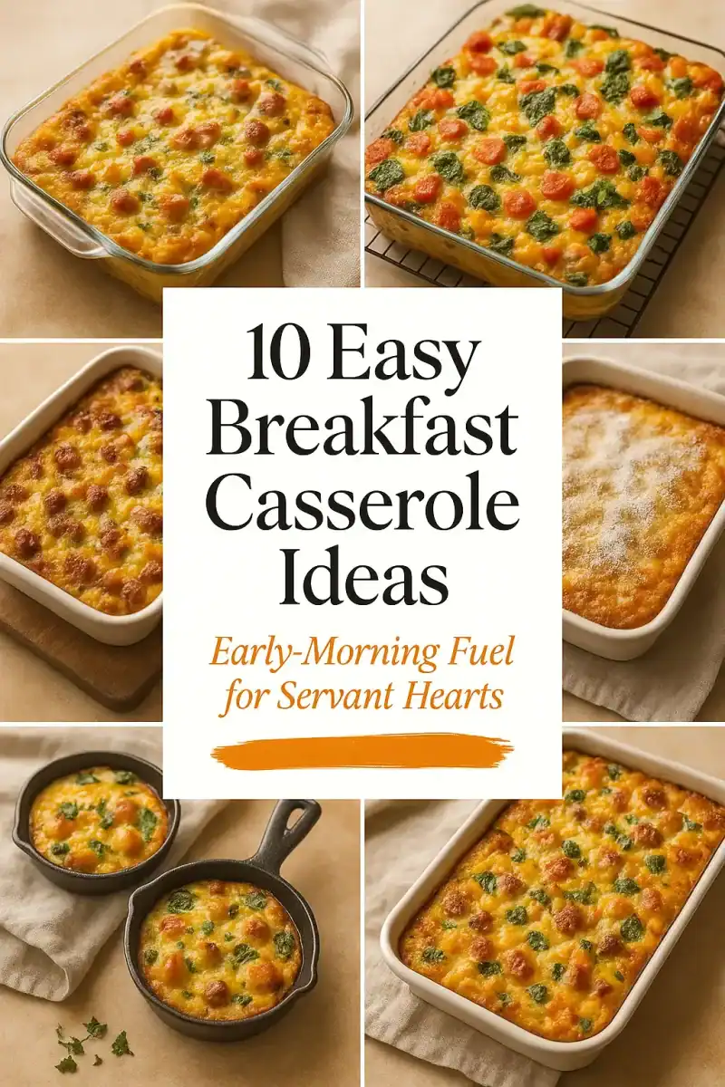 10 Easy Breakfast Casserole Ideas: Early-Morning Fuel for Servant Hearts