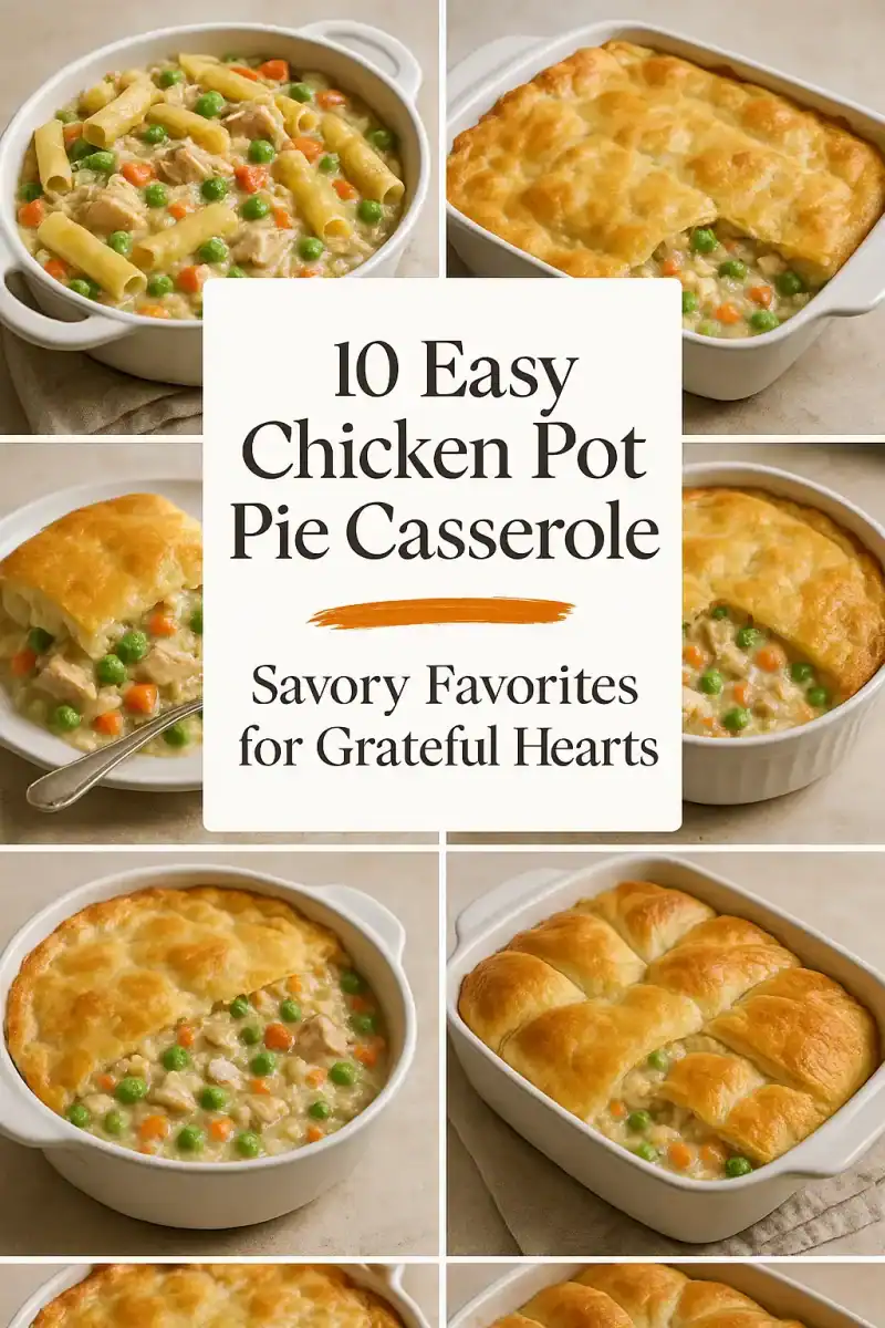 Easy Chicken Pot Pie Casserole
