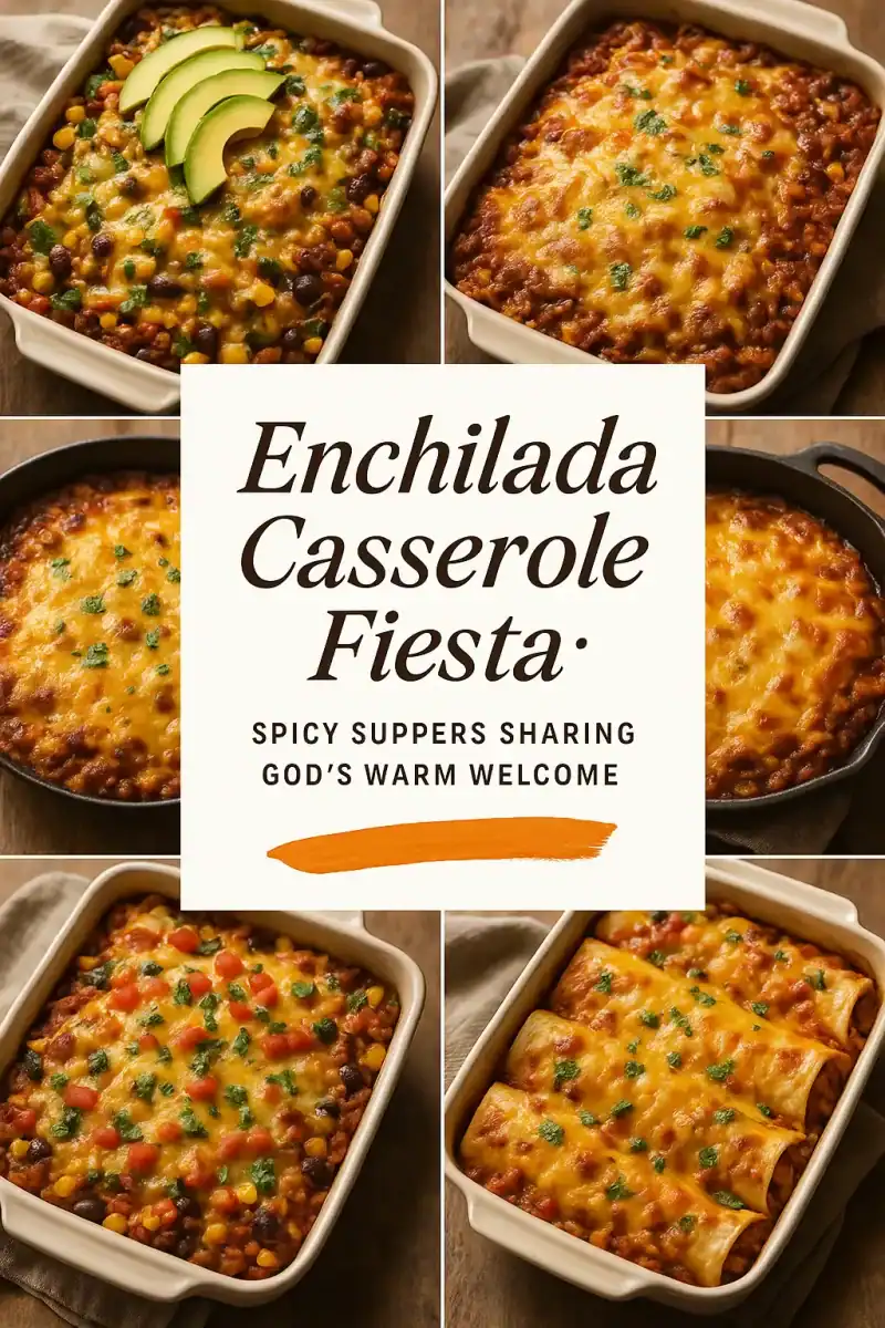 Enchilada Casserole Fiesta: Spicy Suppers Sharing God’s Warm Welcome
