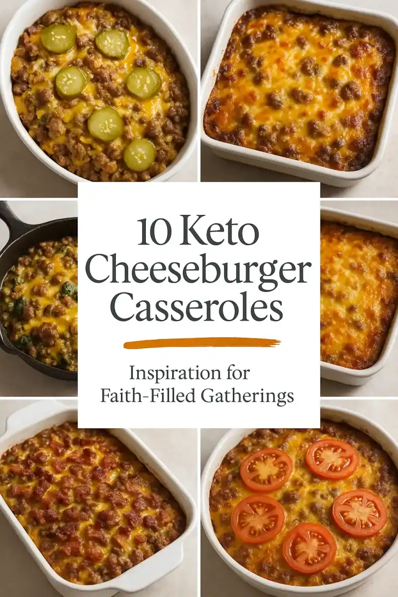 Keto Cheeseburger Casserole