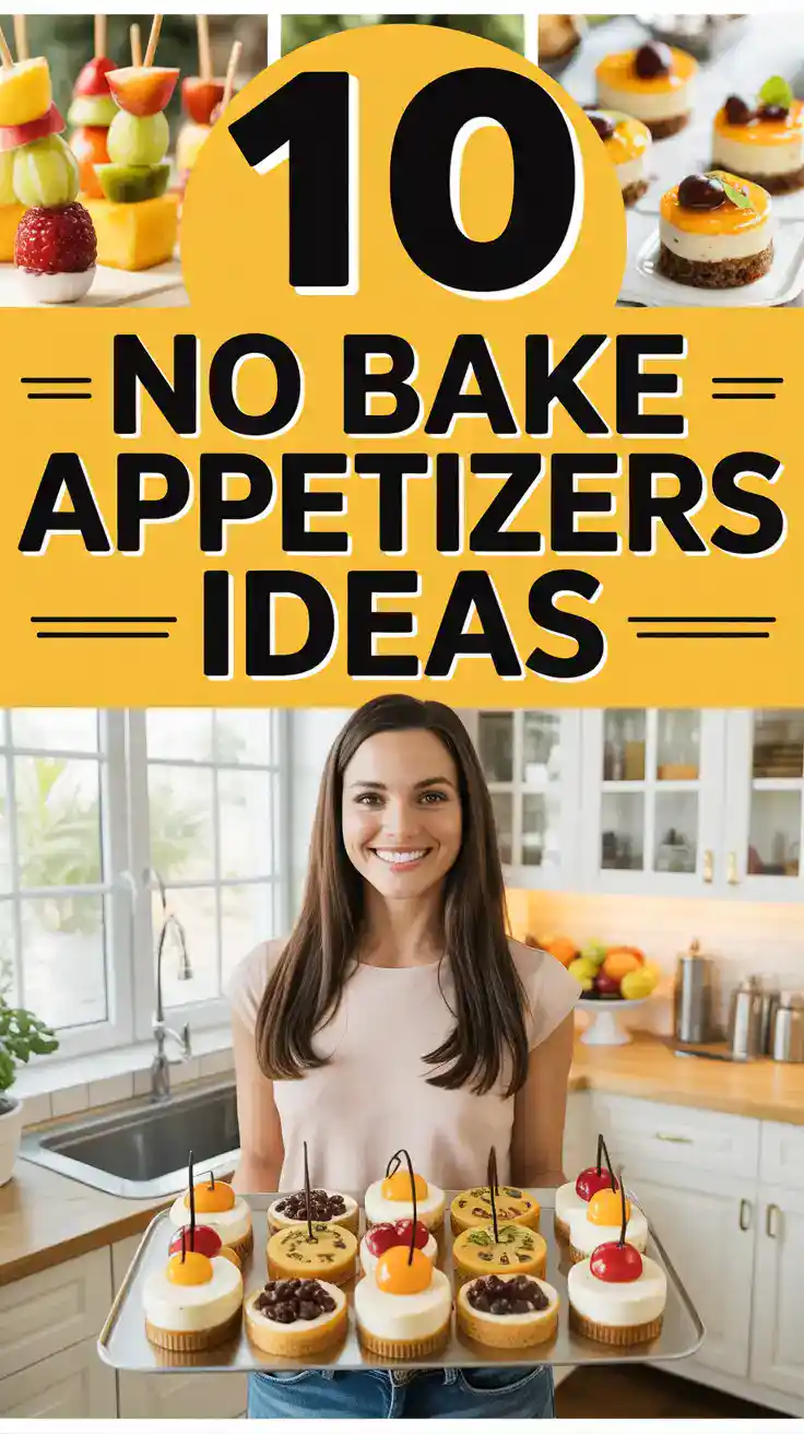 No Bake Appetizers Ideas