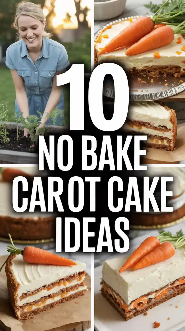 No Bake Carrot Cake