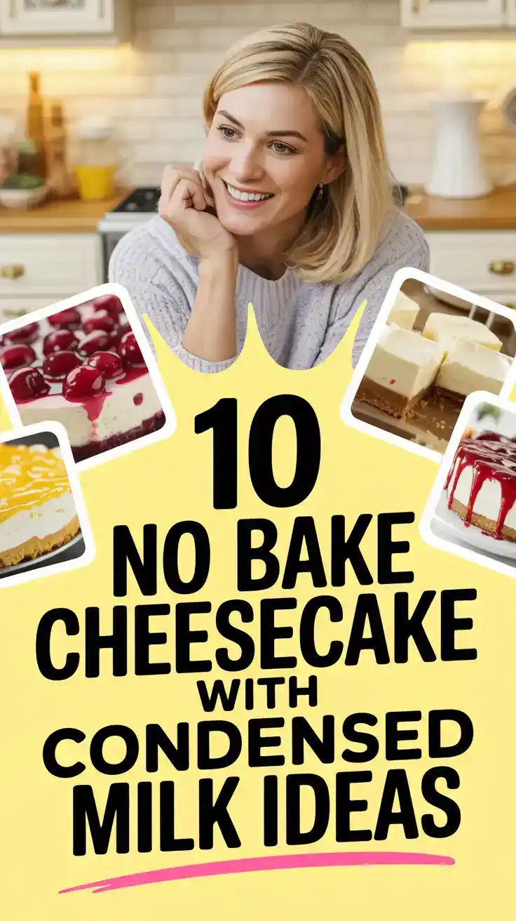 No Bake Cheesecake with Condensed Milk