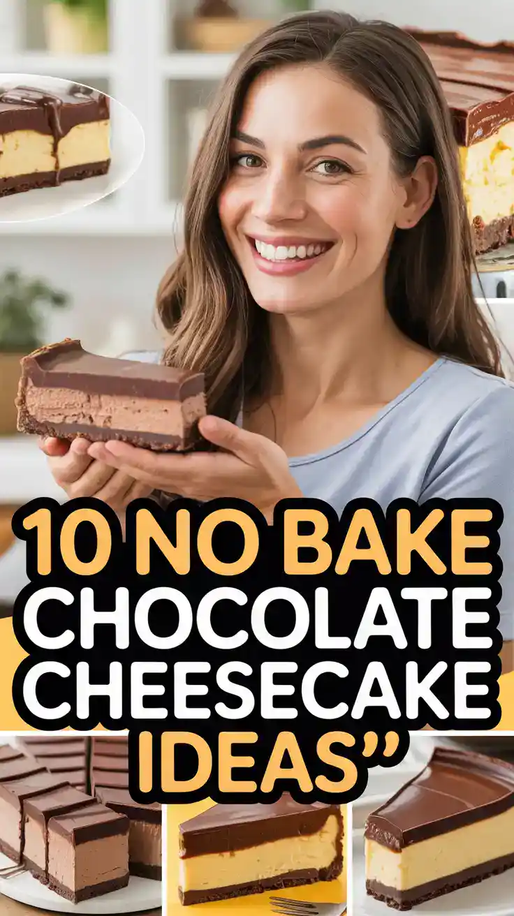 No Bake Chocolate Cheesecake