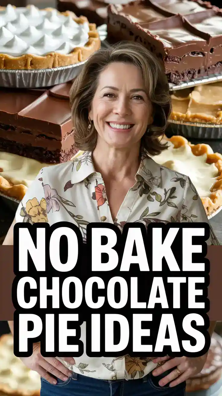 No Bake Chocolate Pie