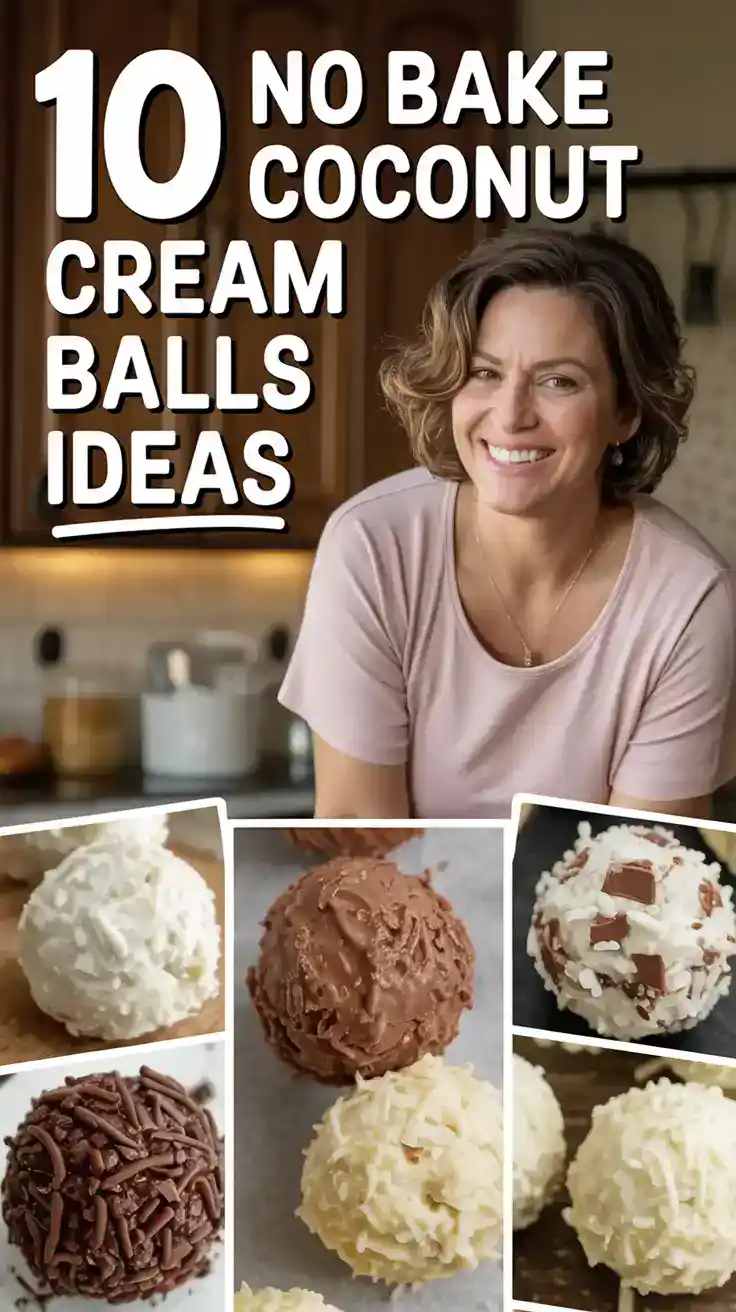 No Bake Coconut Cream Balls