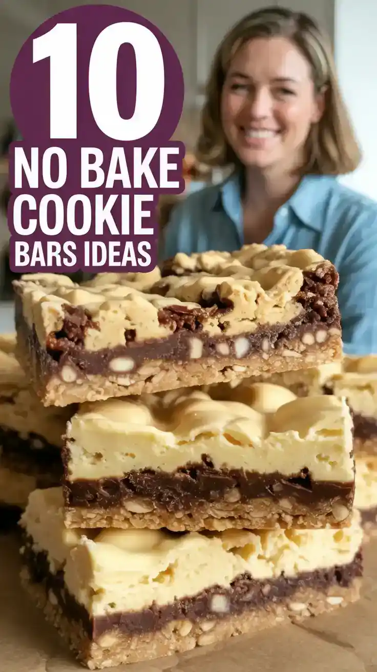 No Bake Cookie Bars