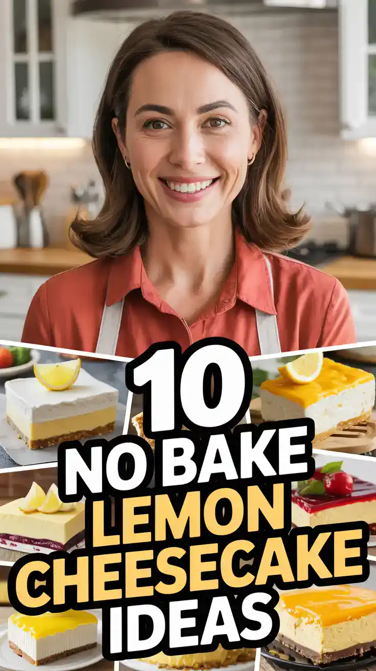 No Bake Lemon Cheesecake