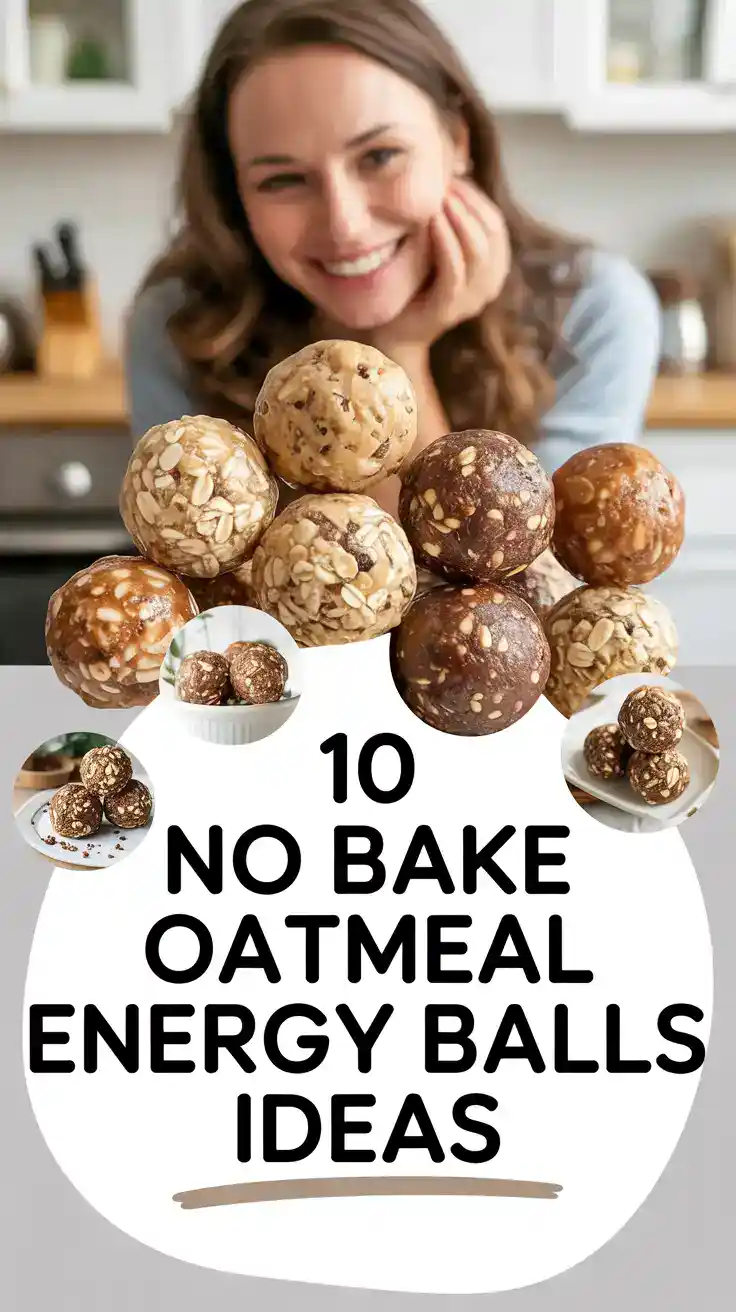 No Bake Oatmeal Energy Balls