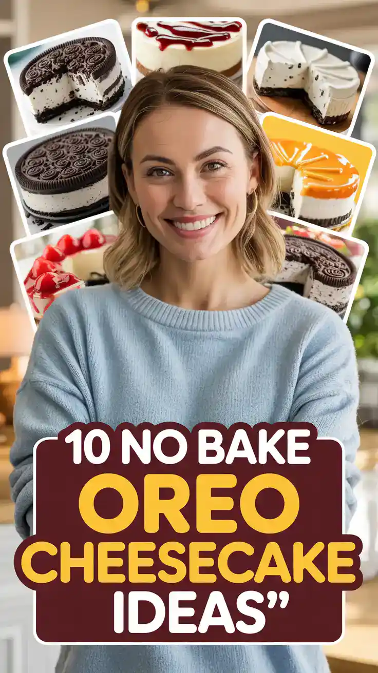 No Bake Oreo Cheesecake