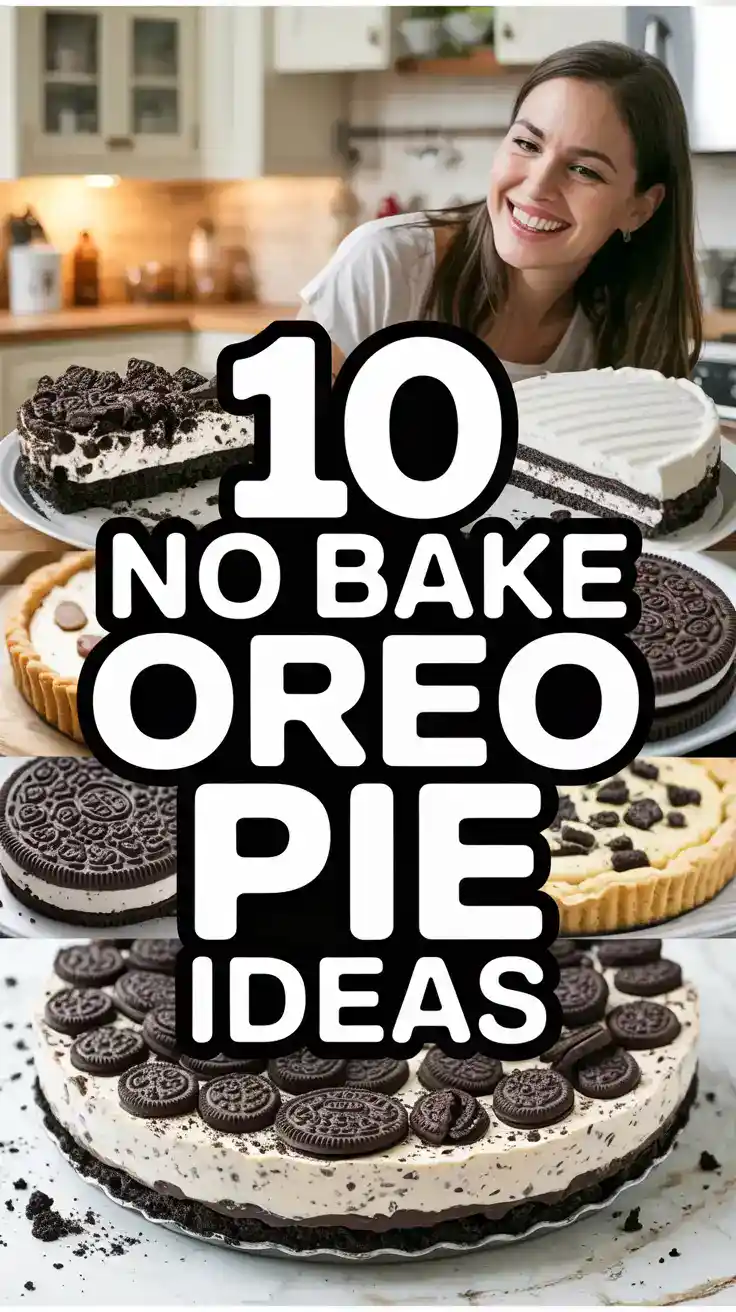 No Bake Oreo Pie