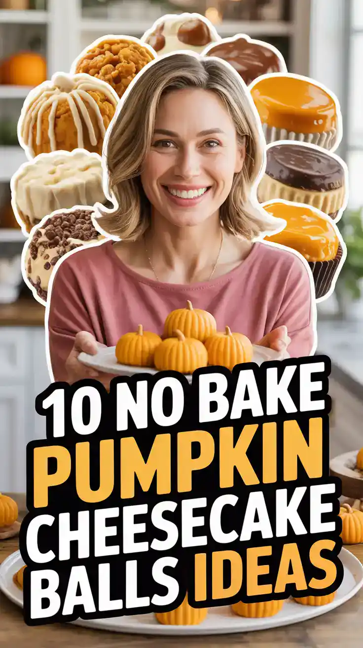 No Bake Pumpkin Cheesecake Balls