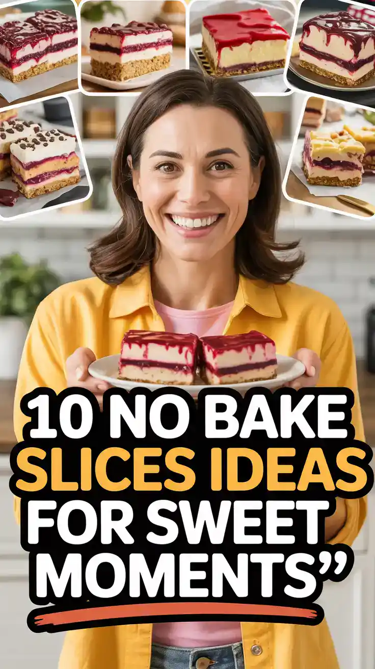 No Bake Slices Ideas