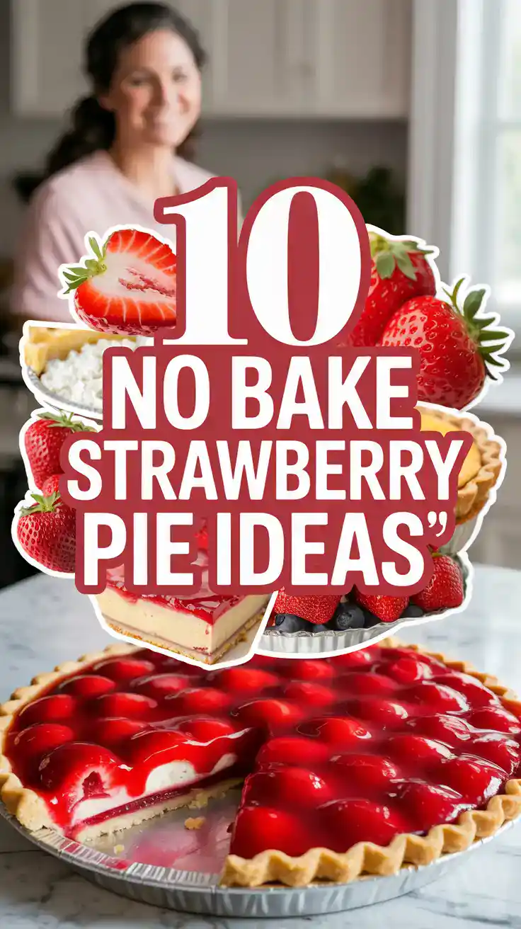 No Bake Strawberry Pie
