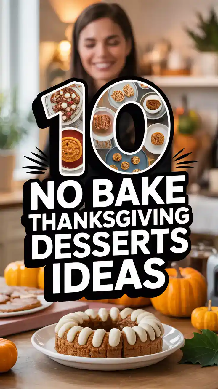 No Bake Thanksgiving Desserts