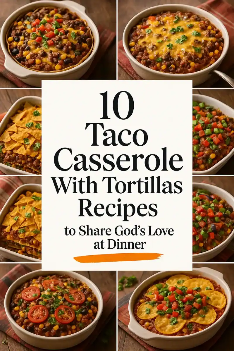 Taco Casserole With Tortillas