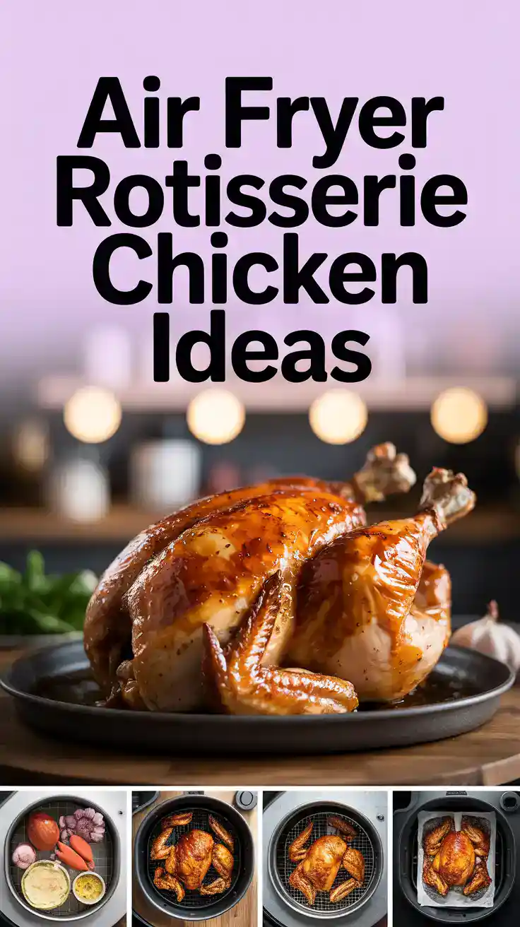 Air Fryer Rotisserie Chicken