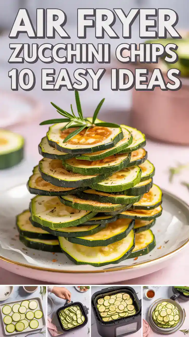 Air Fryer Zucchini Chips