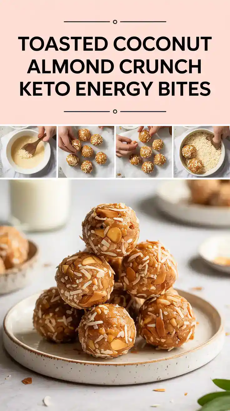 Almond Crunch Keto Energy Bites