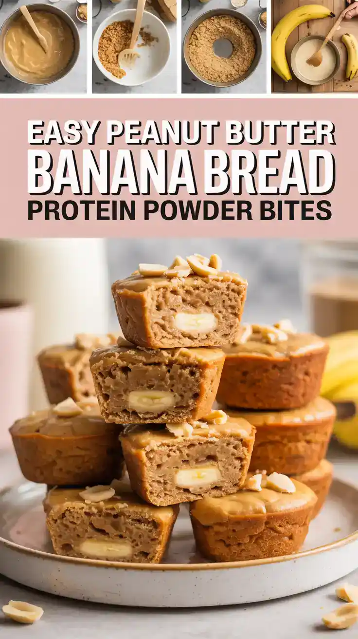 Banana Bread Protein Powder Bites
