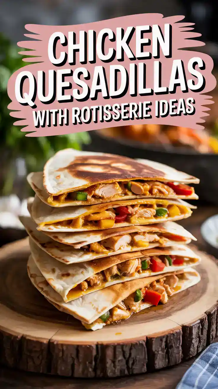 Chicken Quesadillas With Rotisserie