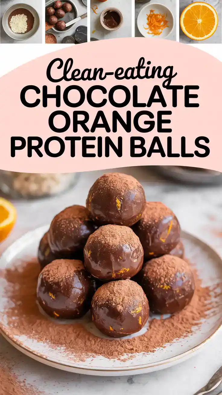 Chocolate Orange Protein Balls