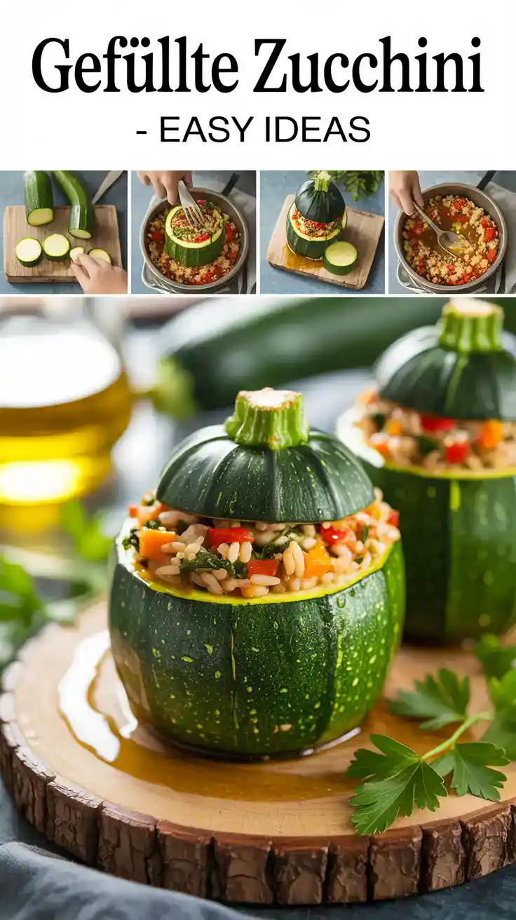 Gefüllte Zucchini - Easy Ideas