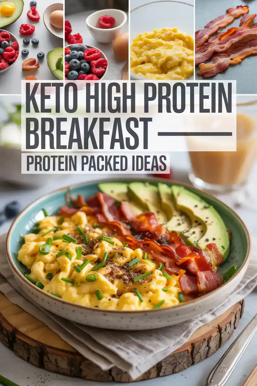 Keto High Protein Breakfast - Protein Packed Ideas
