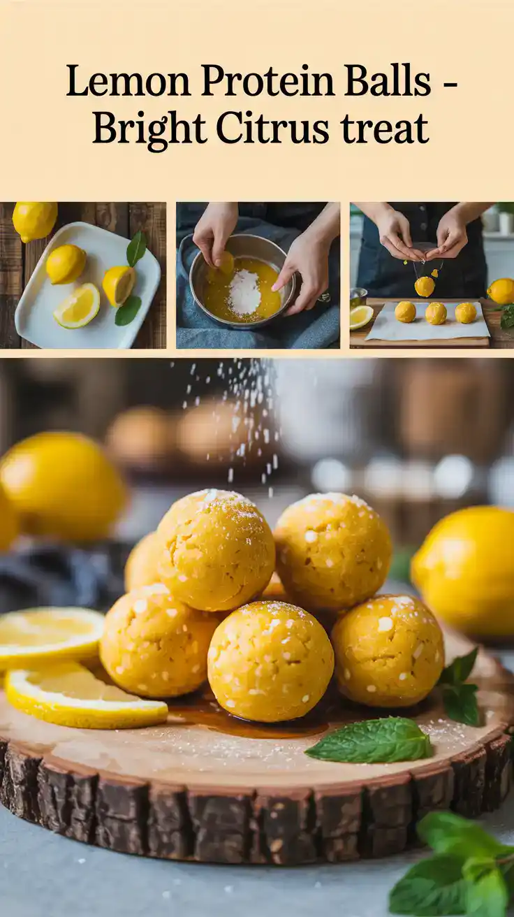 Lemon Protein Balls