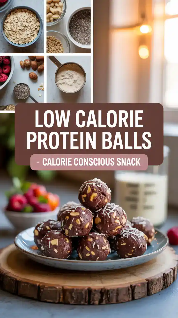 Low Calorie Protein Balls