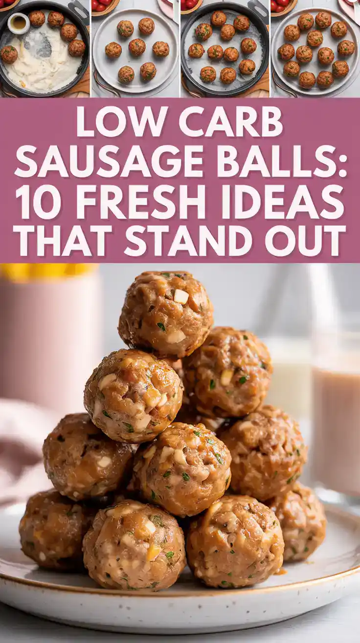 Low Carb Sausage Balls