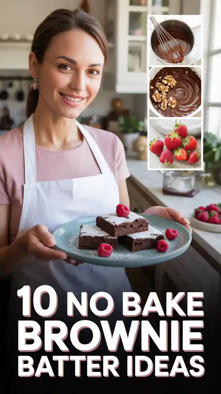 No Bake Brownie Batter