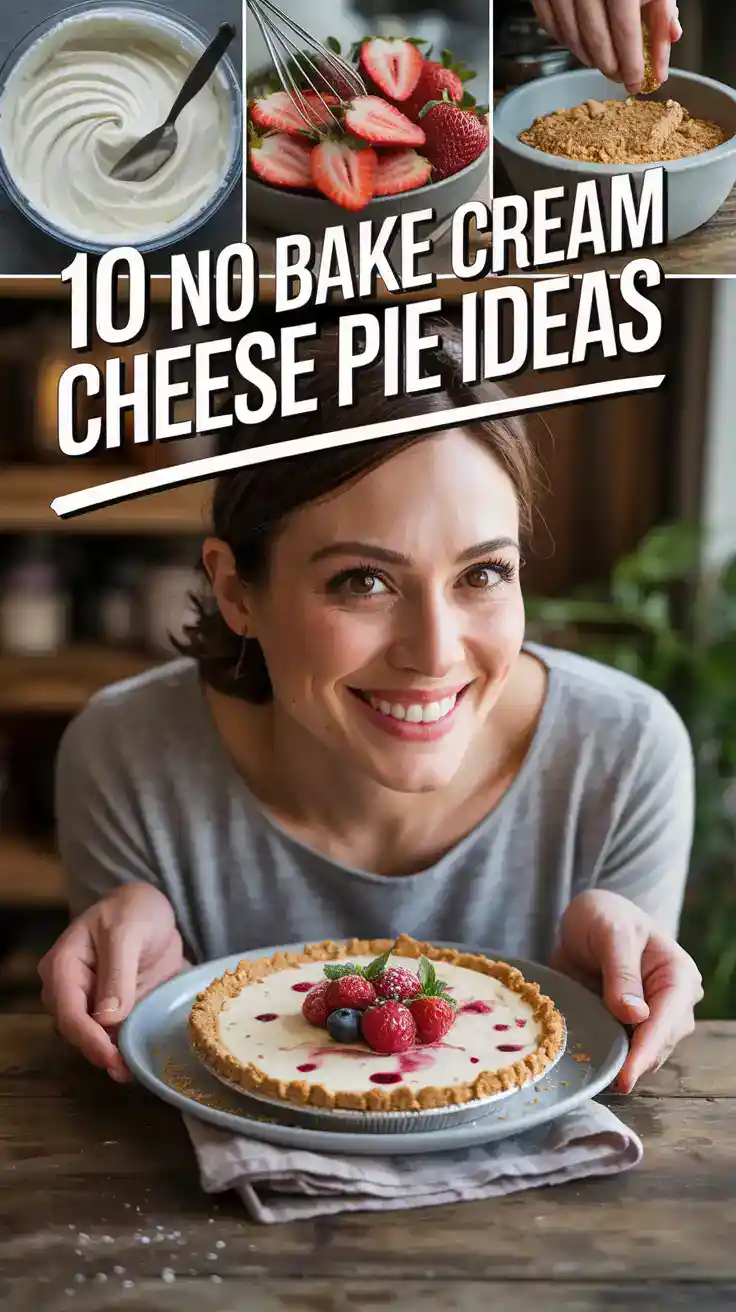 No Bake Cream Cheese Pie