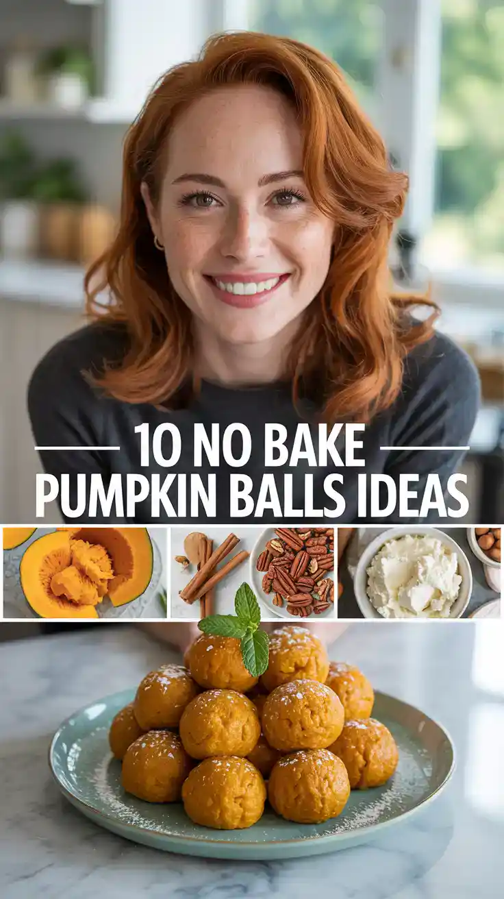 No Bake Pumpkin Balls