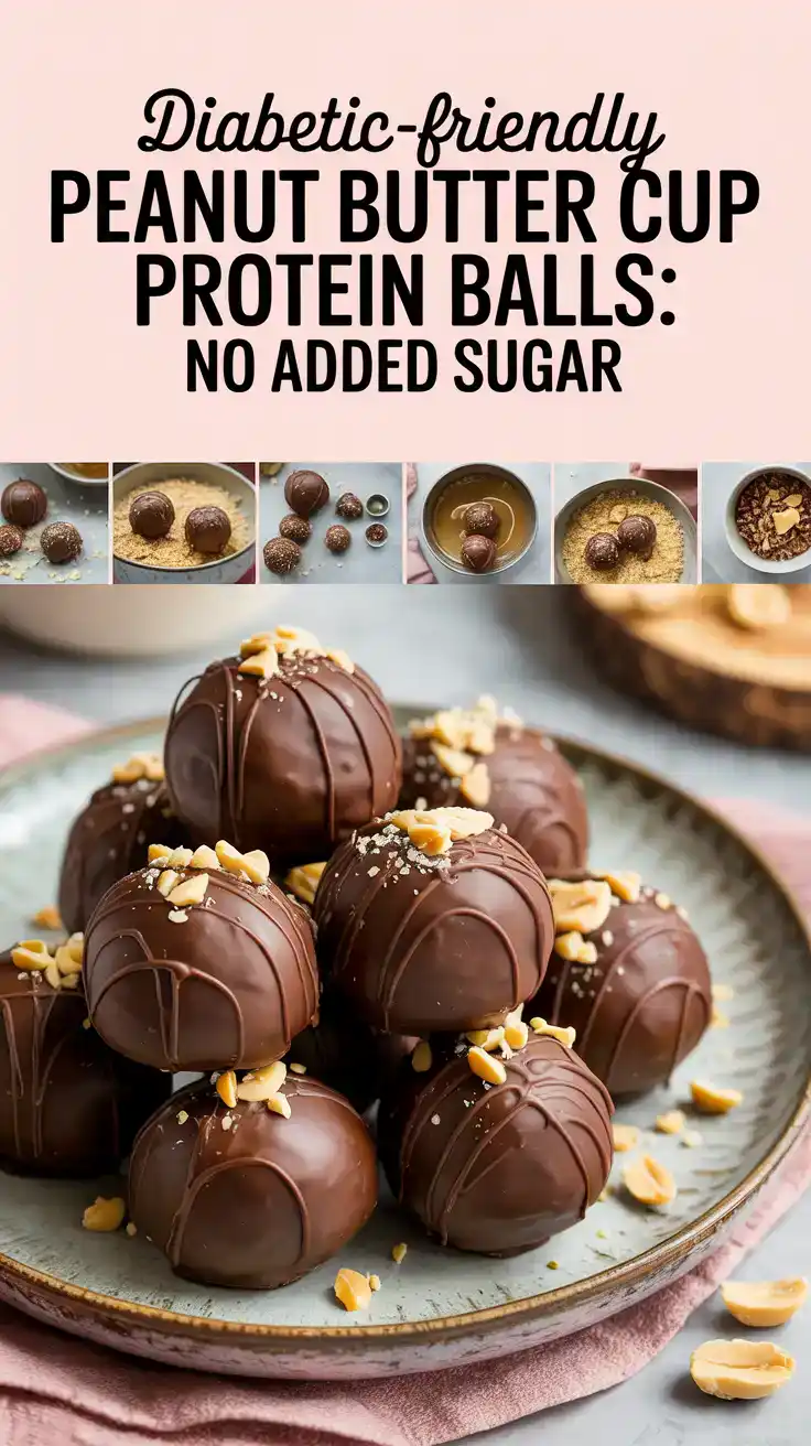 Peanut Butter Cup Protein Balls