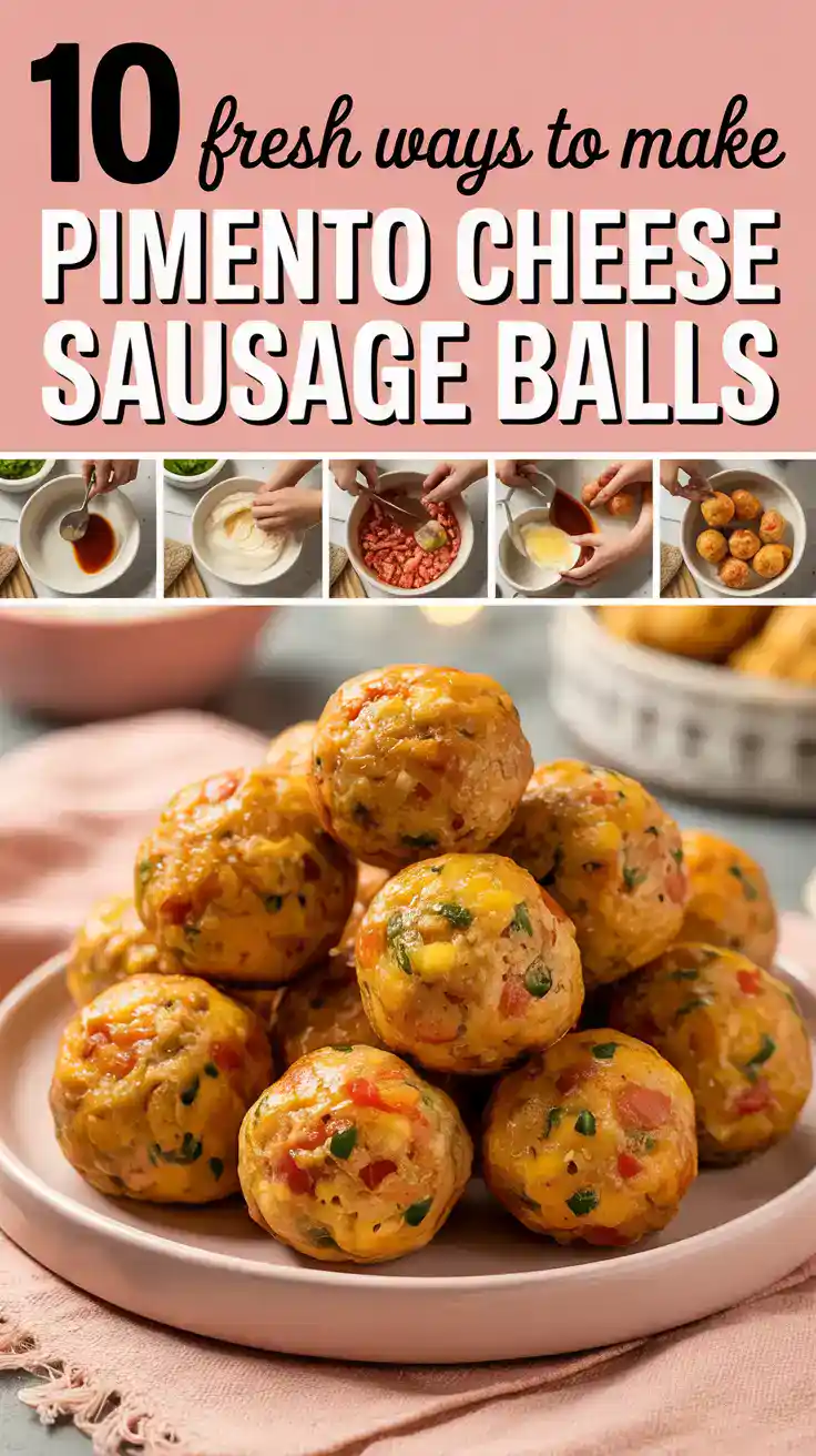 Pimento Cheese Sausage Balls