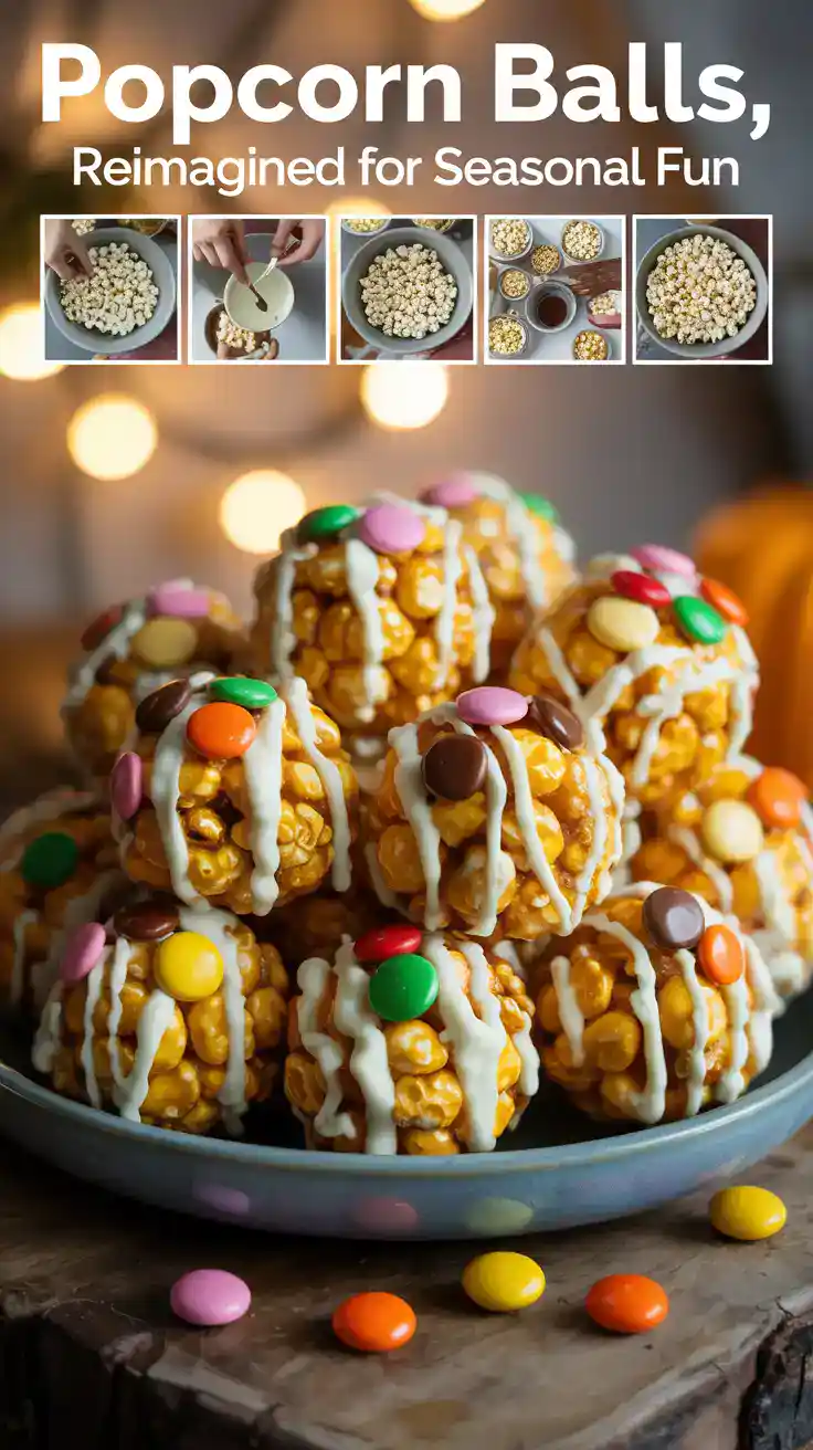Popcorn Balls, Reimagined For Seasonal Fun