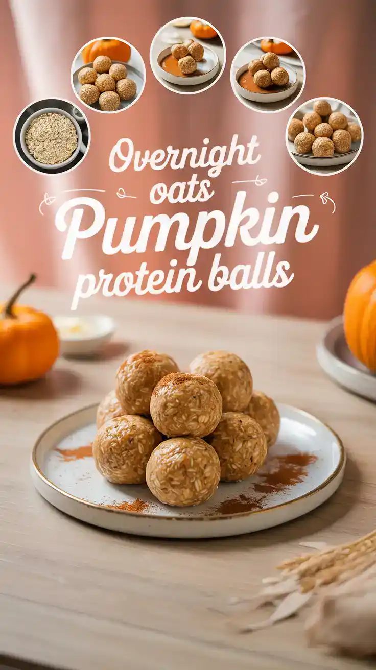 Pumpkin Oat Power Bites
