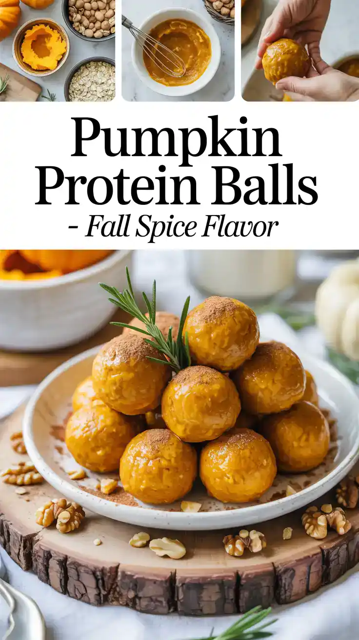 Pumpkin Protein Balls