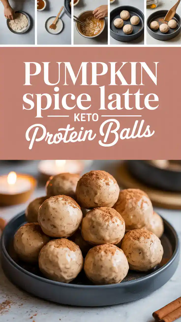 Pumpkin Spice Latte Keto Protein Balls