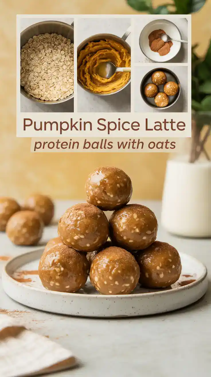 Pumpkin Spice Latte Protein Balls