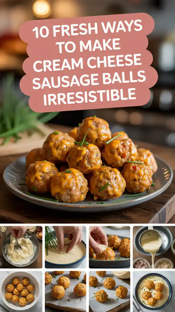 Rotel Cream Cheese Sausage Balls