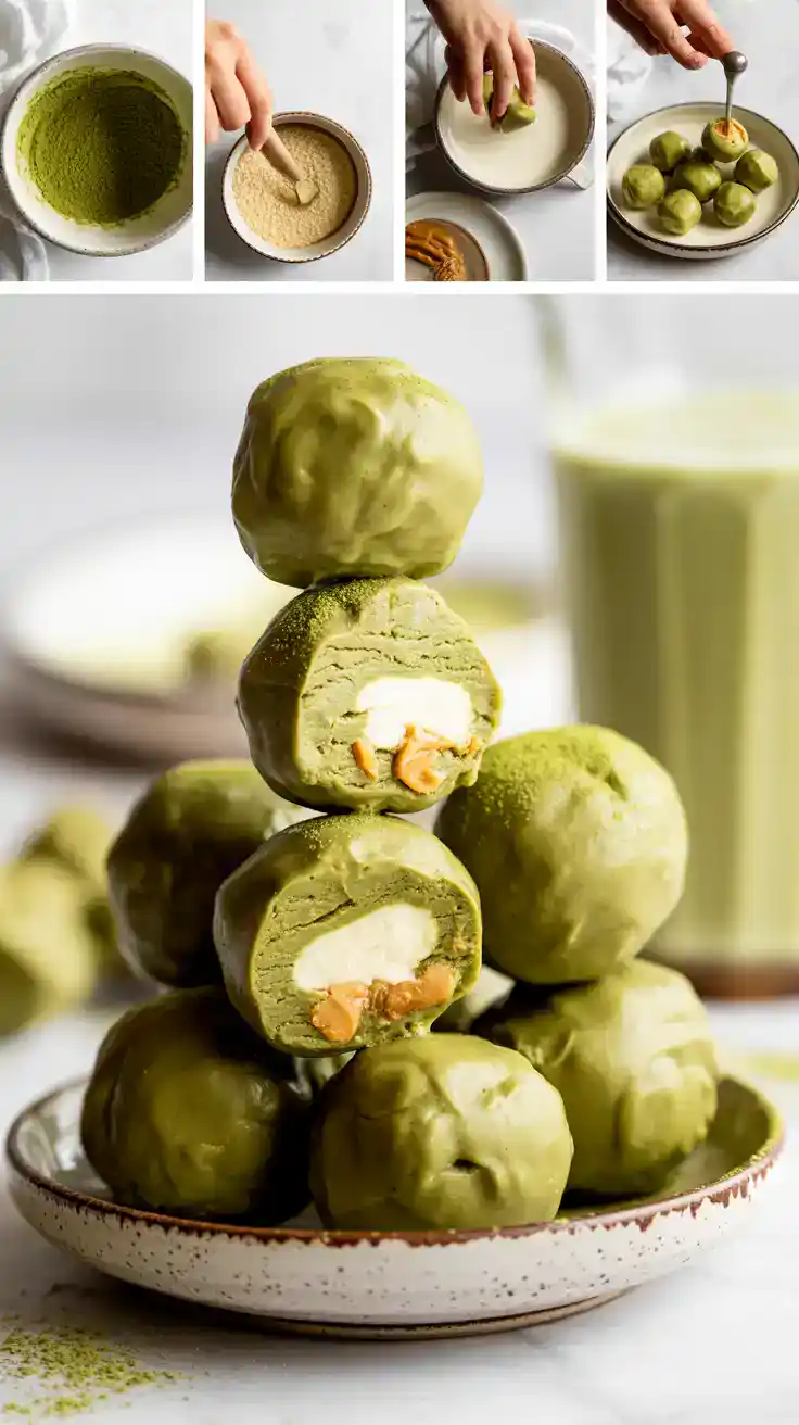 White Chocolate Peanut Butter Protein Balls