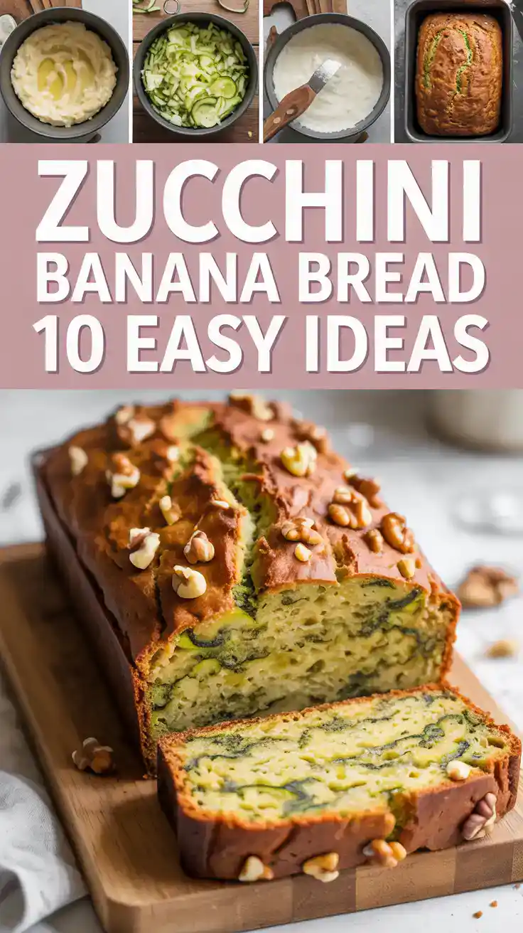 Zucchini Banana Bread