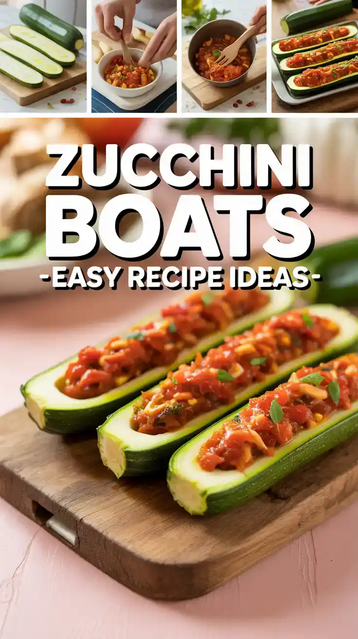 Zucchini Boats - Easy Recipe Ideas