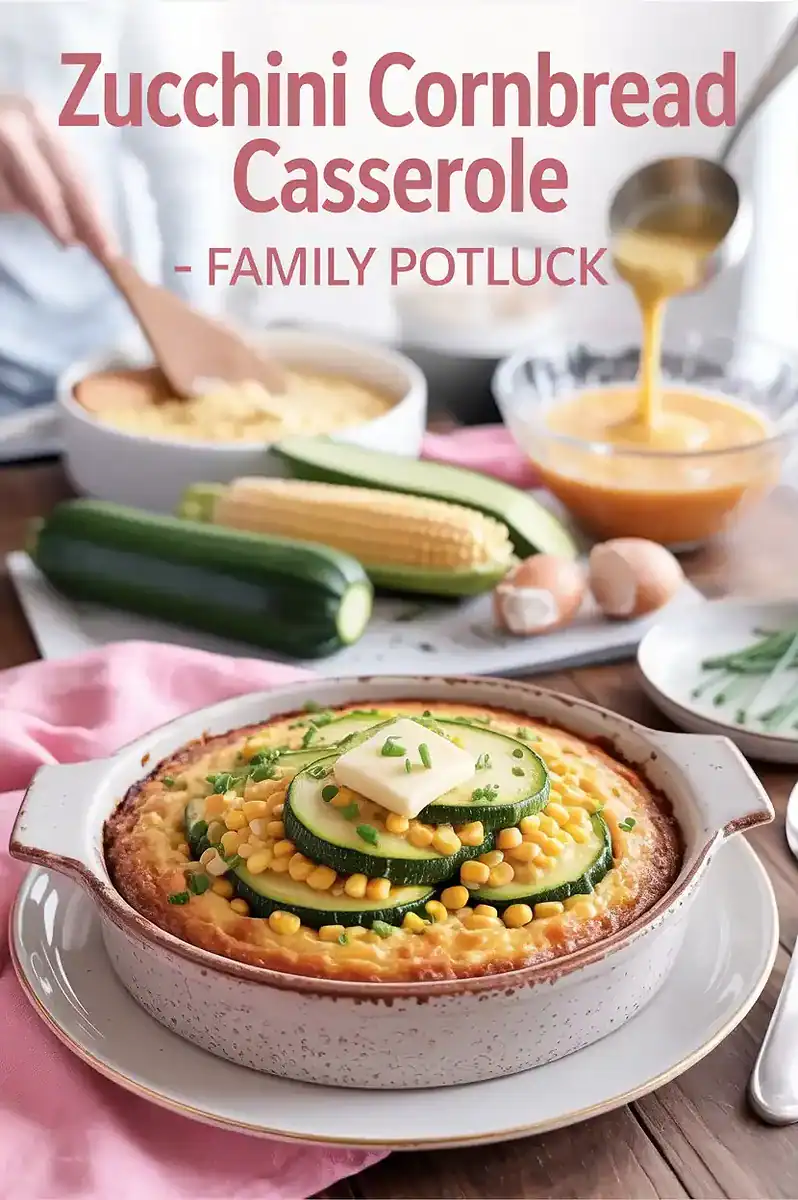 Zucchini Cornbread Casserole
