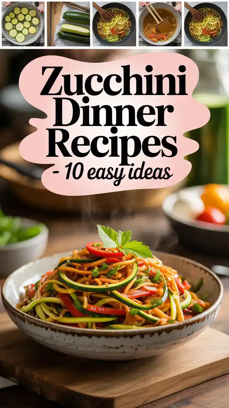 Zucchini Dinner Recipes - Easy Ideas